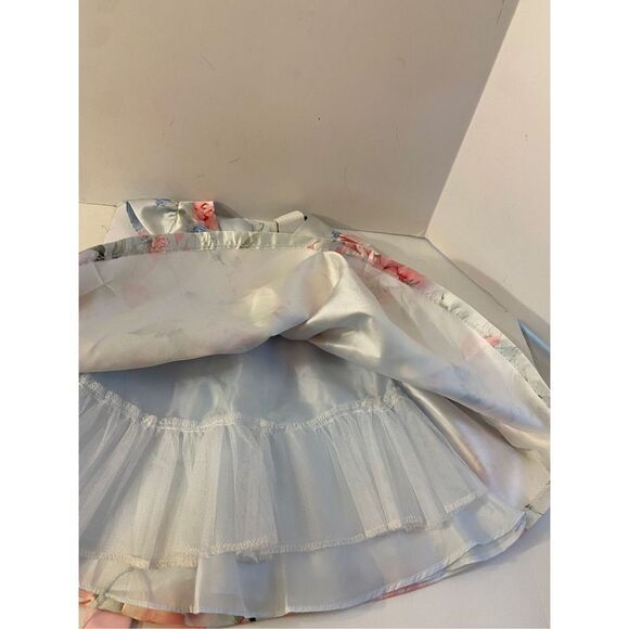 Rare edition 2t formal dress new light blue pink rn#18854 NEW - Picture 6 of 7